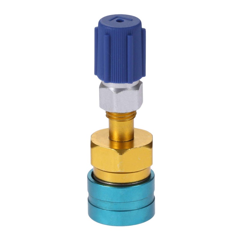 Aupoko R1234YF to R134A Low Side Quick Coupler, R1234YF Low Side Quick Coupler, R12 to R134A Hose Adapter Fitting Connector for Car Air-Conditioning AC Charging - Image 1